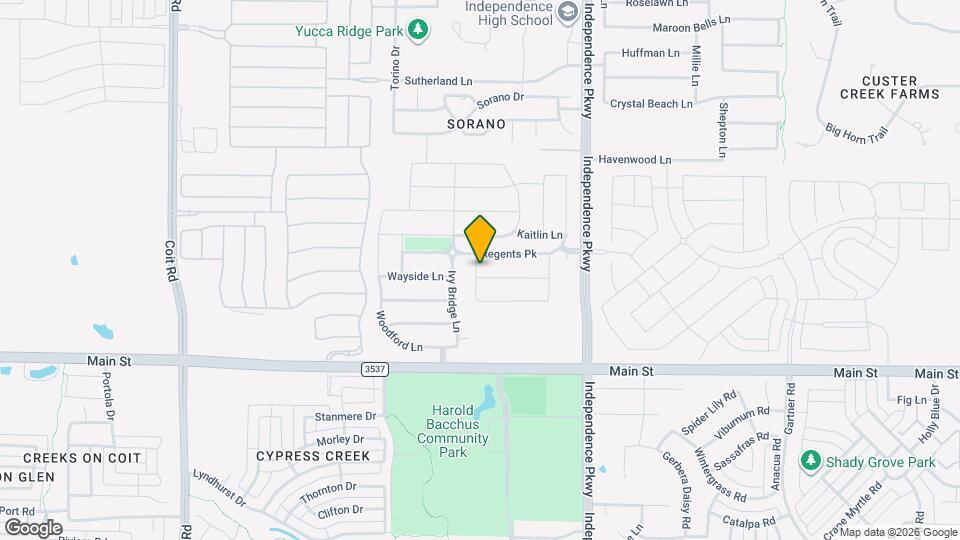 14116 Danehurst Ln Map and Location Details
