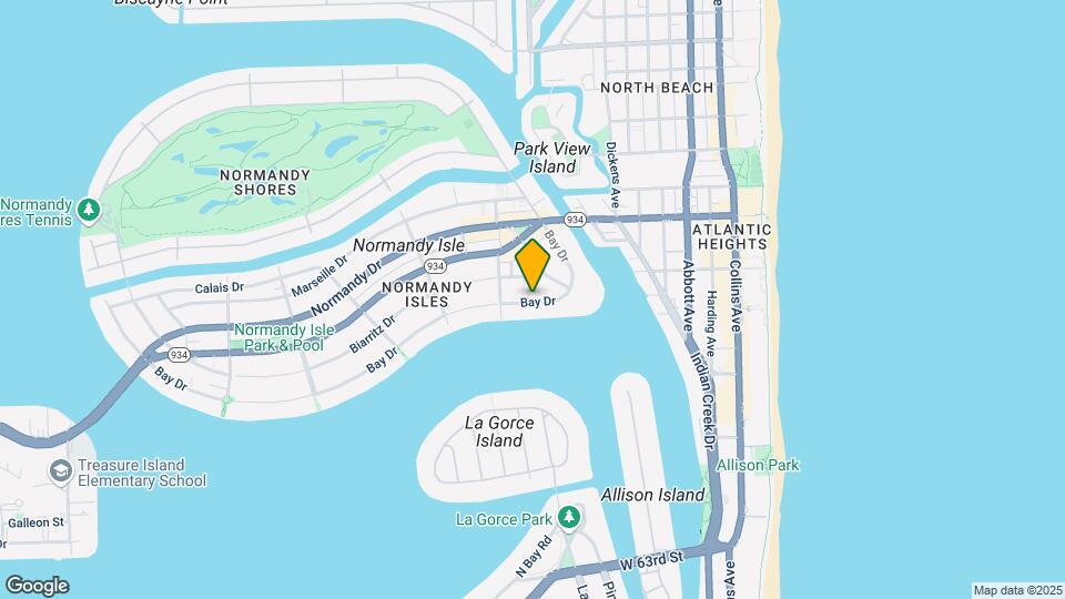 1011 Bay Dr Map and Location Details