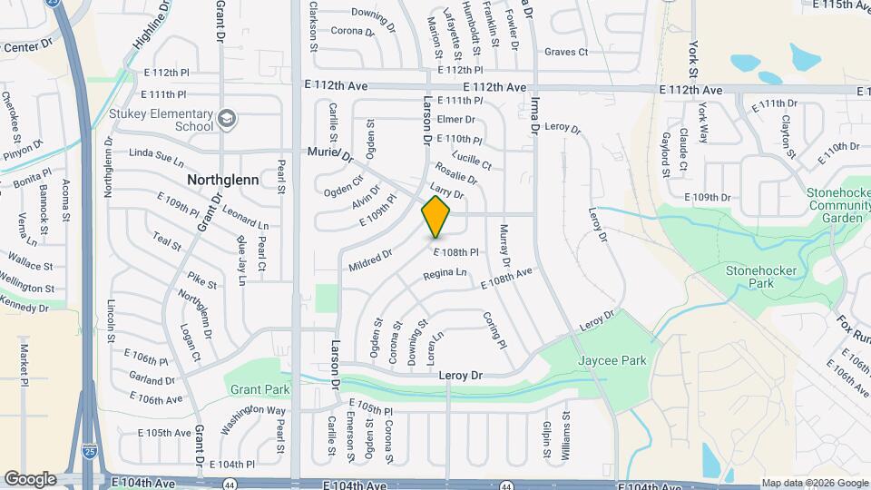 10870 Larry Dr Map and Location Details