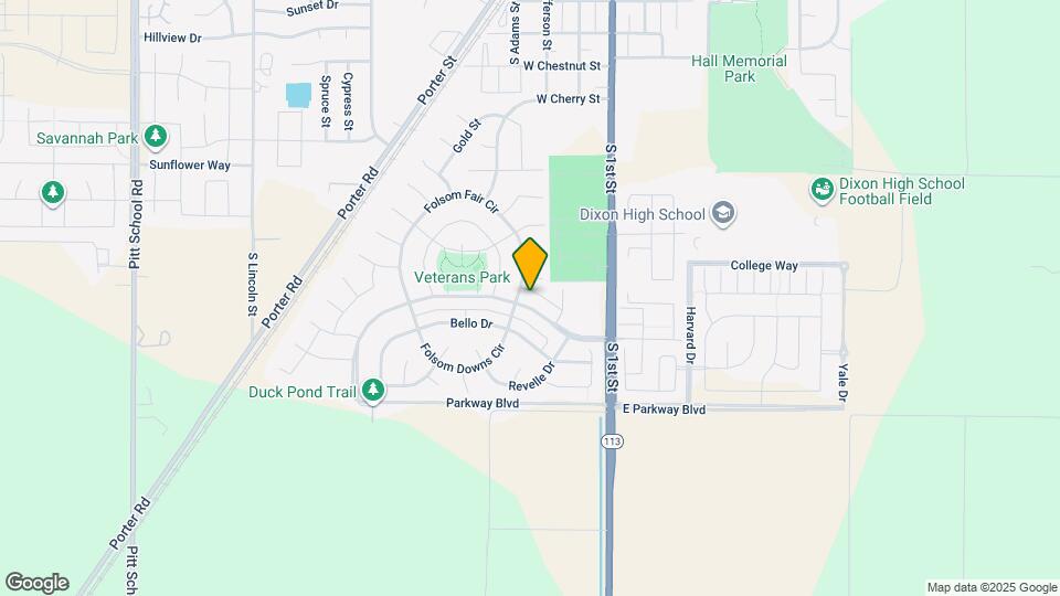 1156 Valley Glen Dr Map and Location Details