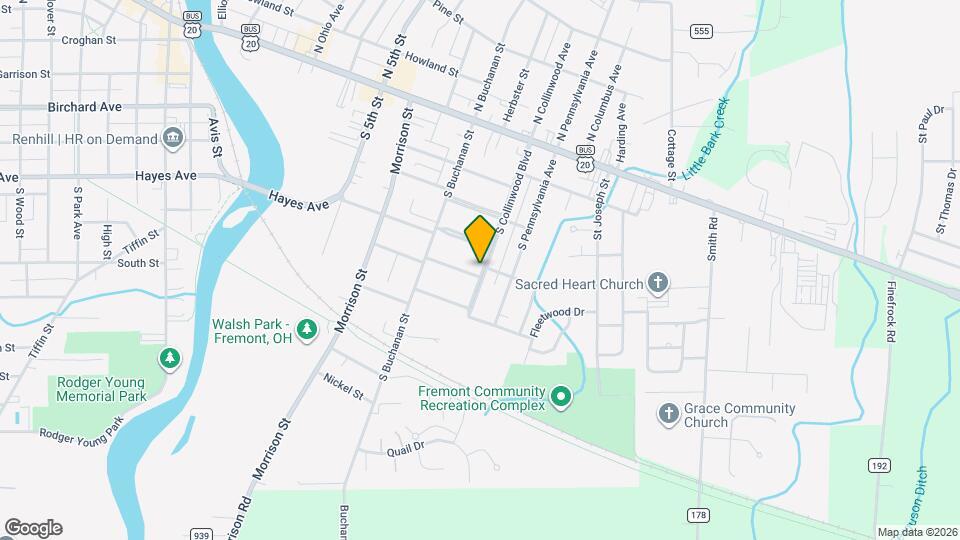 420 S Collinwood Blvd Map and Location Details