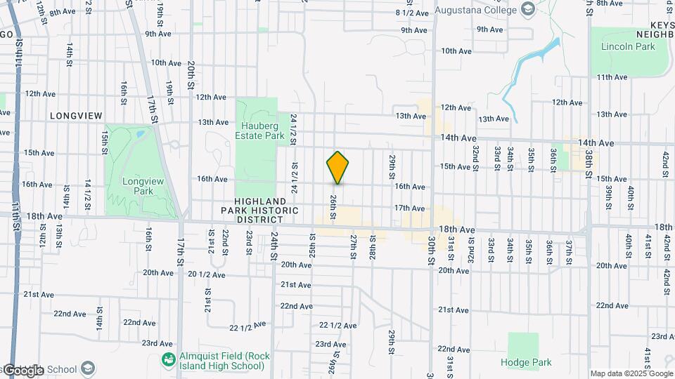 1615 26th St-Unit -Unit 3 Map and Location Details