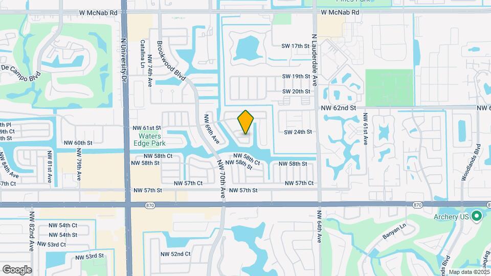 6712 NW 60th St Map and Location Details