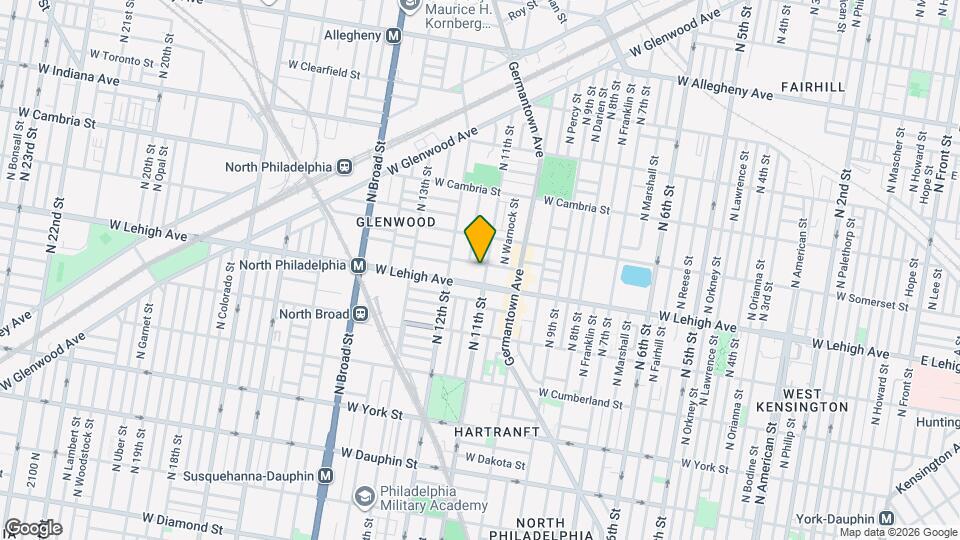 2718 N 11th St Map and Location Details