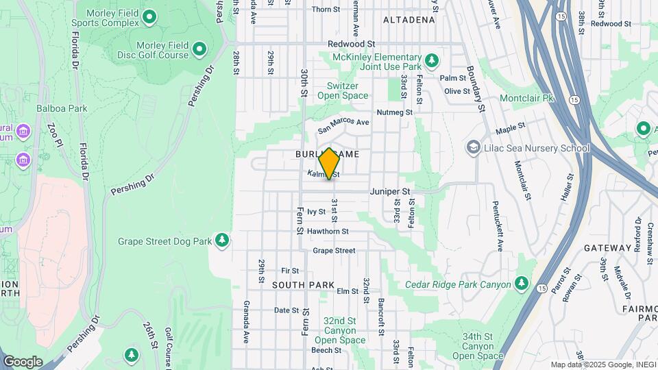 3078 Juniper St Map and Location Details