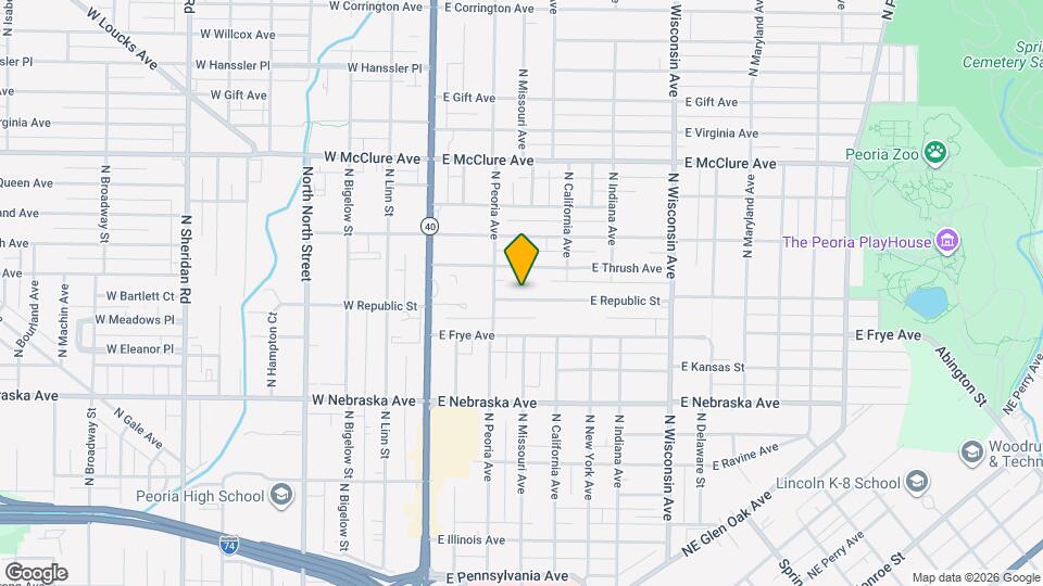 315 E Republic St Map and Location Details