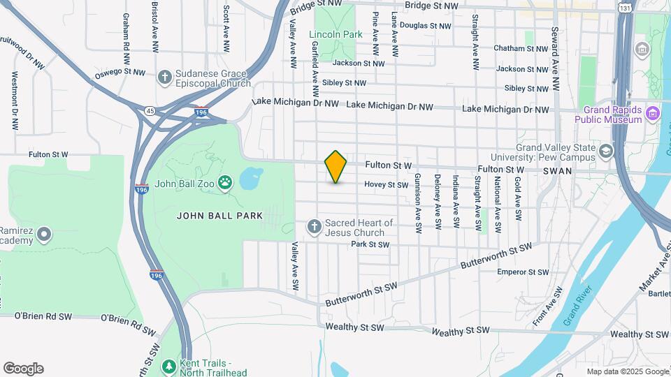 1134 Hovey St SW Map and Location Details