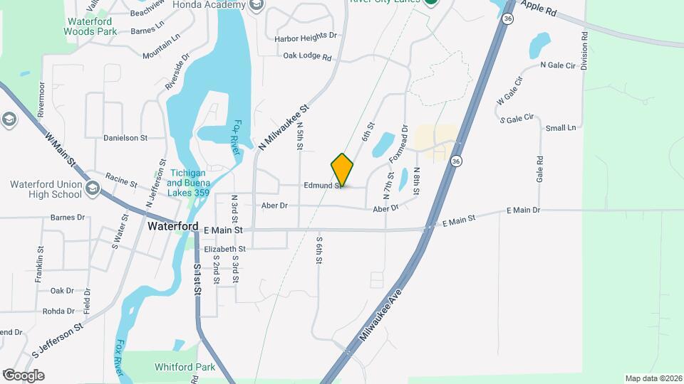 625 Edmund St, Unit A Map and Location Details