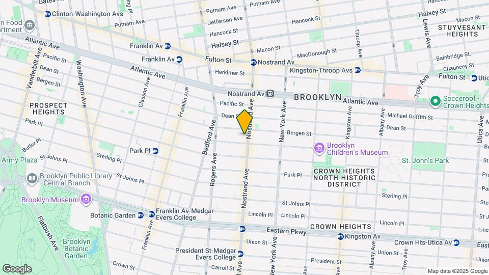 668 Nostrand Ave. Map and Location Details