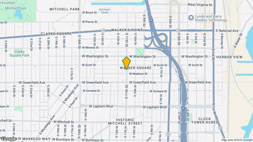 1225 S 11th St-Unit -1223A Map and Location Details