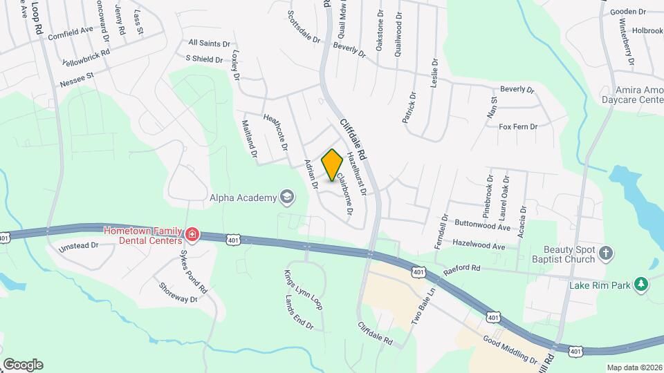 7891 Uriah Dr Map and Location Details