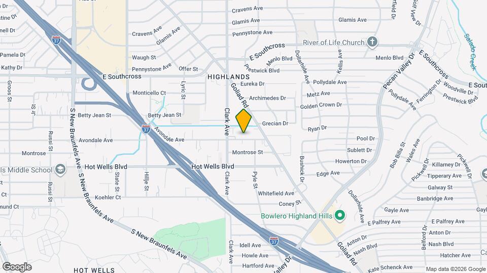 935 Avondale Ave, Unit 935 Map and Location Details