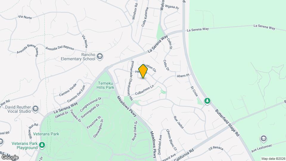 31475 Sonoma Ln Map and Location Details