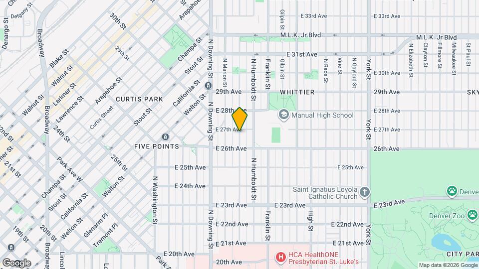 2653 Lafayette St Mapa y Detalles de la Ubicación