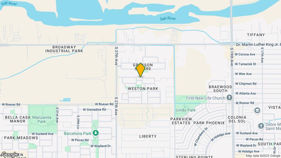 4808 S 25th Dr Map and Location Details
