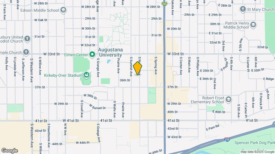 2715 S Norton Ave Map and Location Details