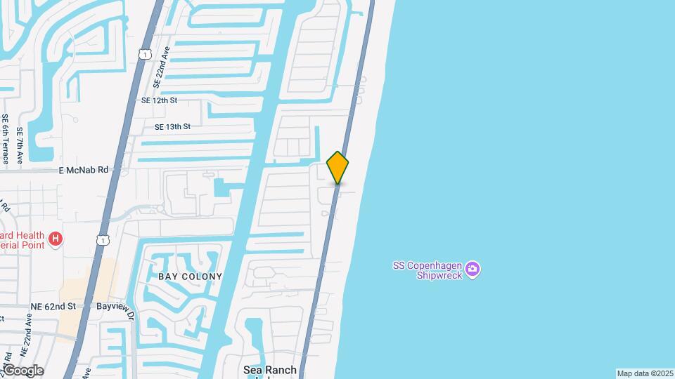 1610 N Ocean Blvd Map and Location Details