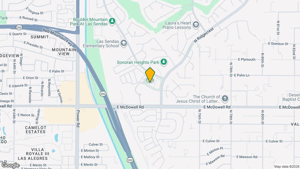 2927 N Augustine Map and Location Details