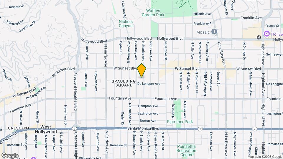 1415 N Stanley Ave Map and Location Details