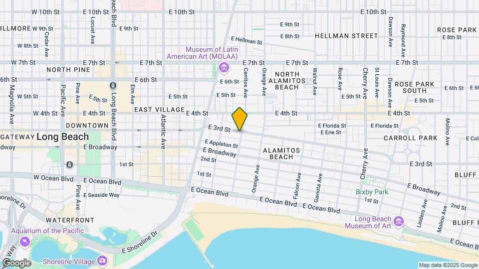 285-295 Cerritos Ave Mapa y Detalles de la Ubicación