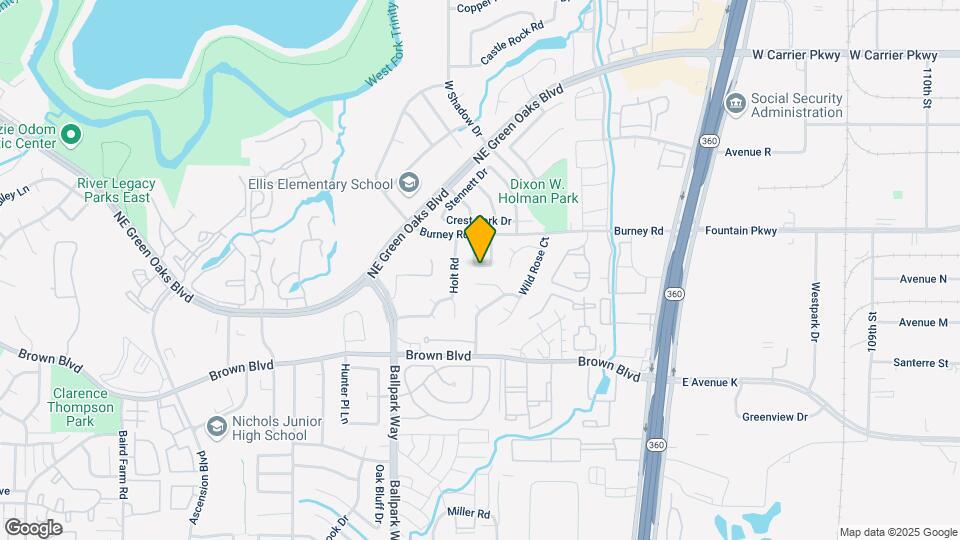 2204 Oak Hill Dr Map and Location Details
