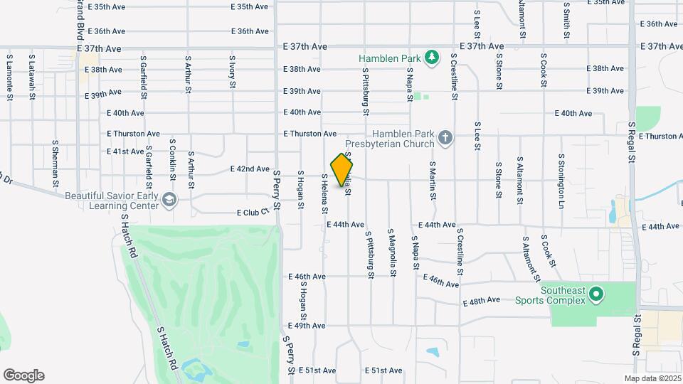 4222 S Madelia St Map and Location Details