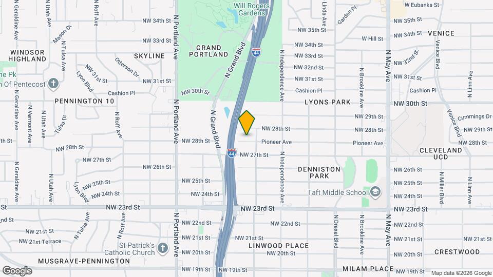 3417 Pioneer Ave Map and Location Details