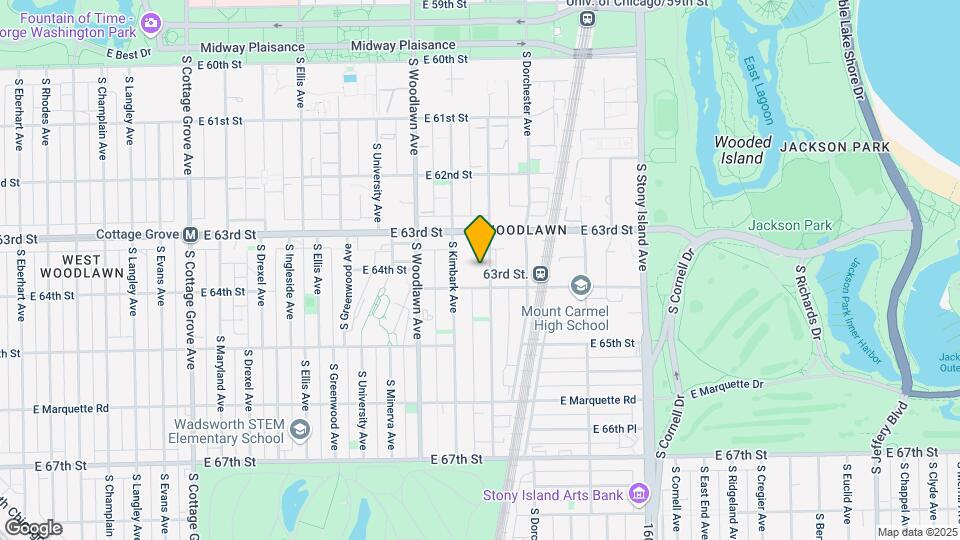6340 S Kenwood Ave Mapa y Detalles de la Ubicación