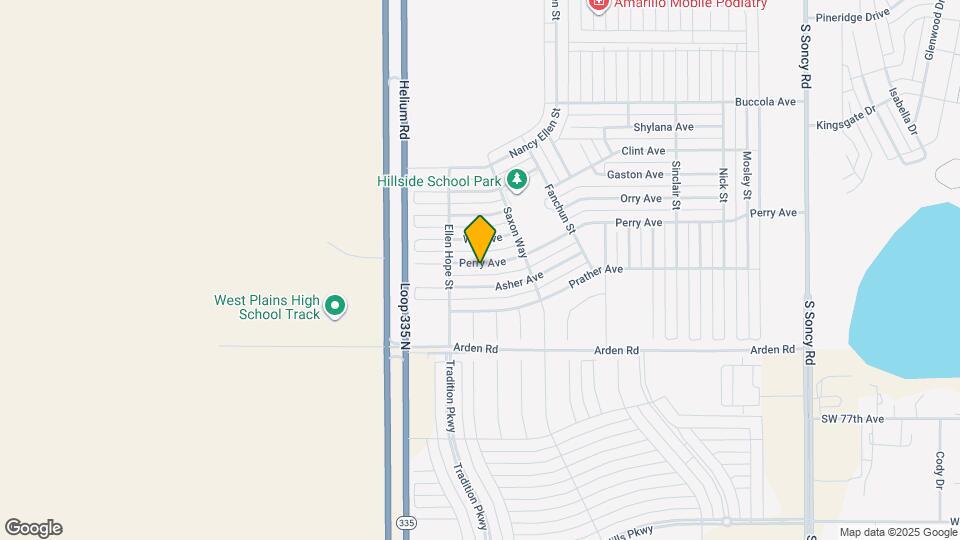 9825 Perry Ave Map and Location Details