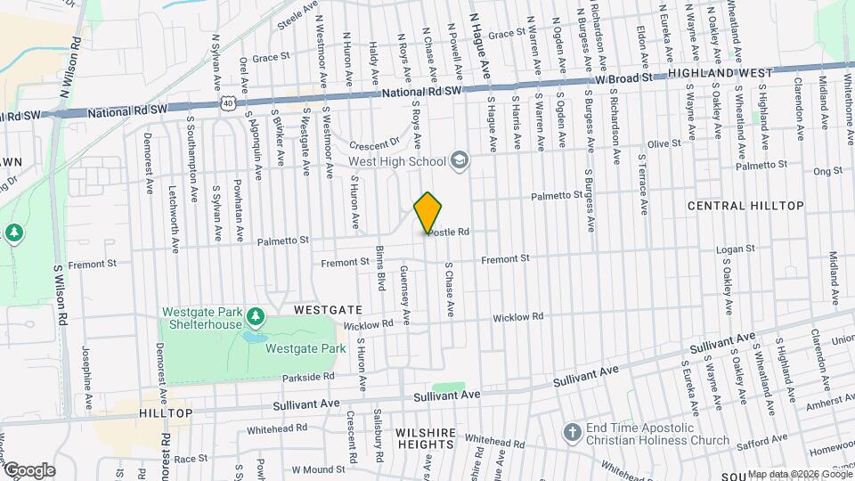 266 S Roys Ave Map and Location Details