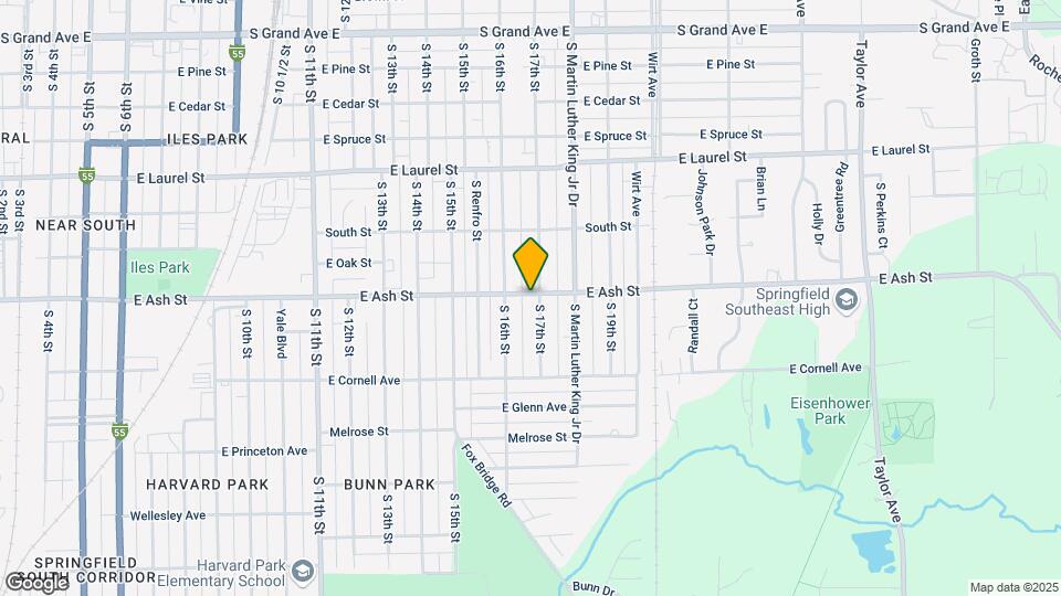 2103 S 17th St Map and Location Details