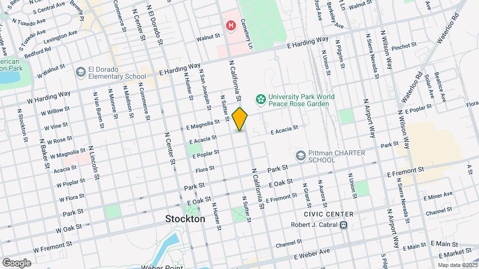430 E Acacia St Mapa y Detalles de la Ubicación