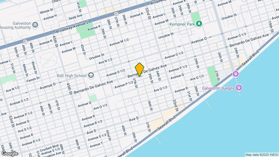 3610 Avenue P 1/2 Map and Location Details