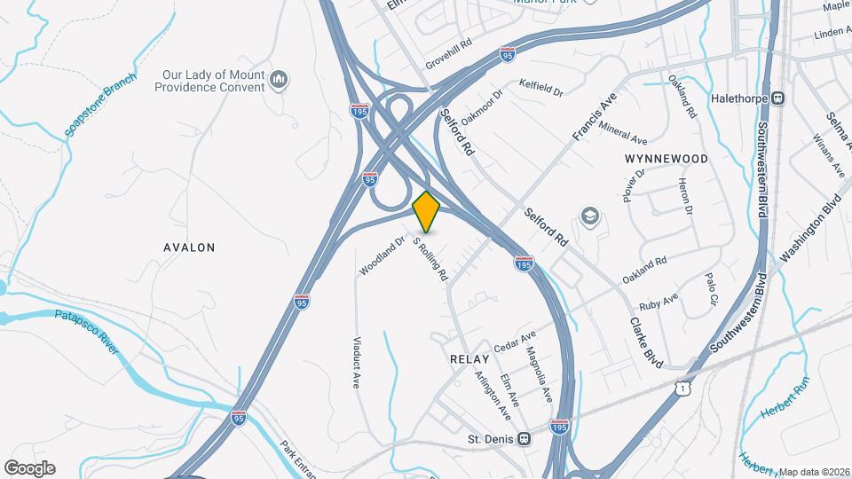 1537 S Rolling Rd Map and Location Details