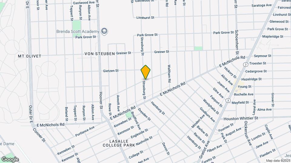 17246 Strasburg St Map and Location Details