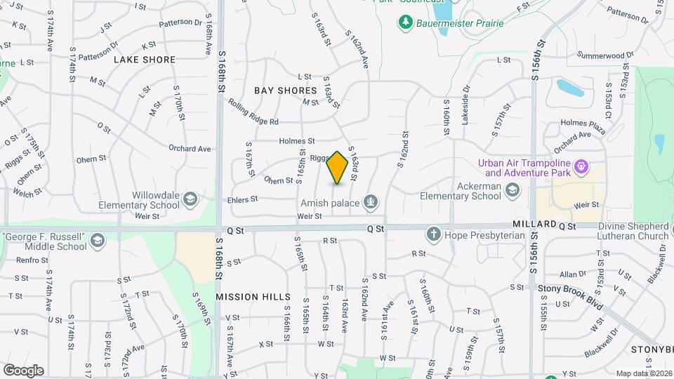 5039 S 163rd Ave Map and Location Details