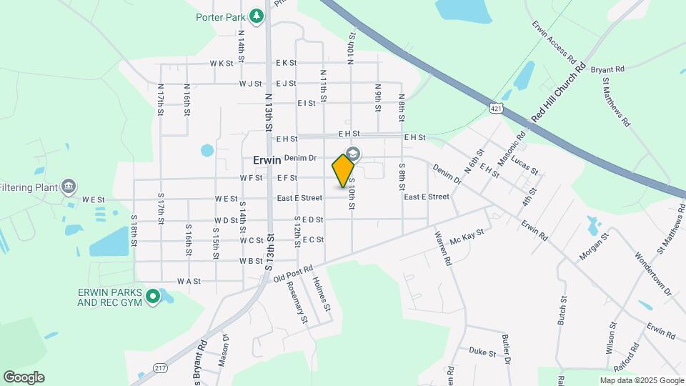 308 E E St Map and Location Details