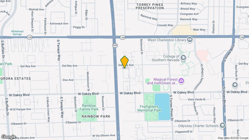 1406 Santa Margarita St, Unit B Map and Location Details