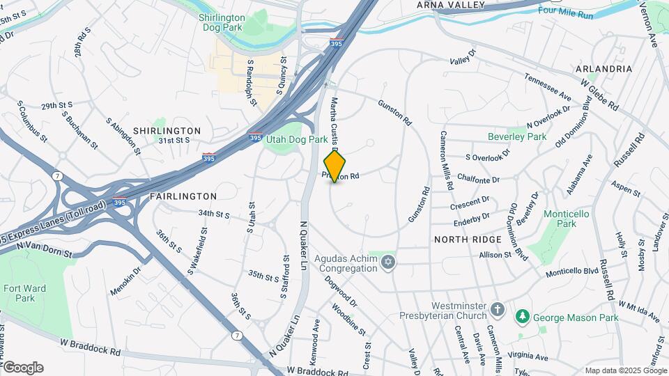 3359 Martha Custis Dr Map and Location Details