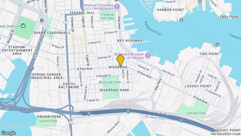 501 E Fort Ave Map and Location Details