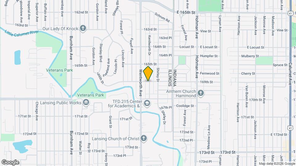 1565 Wentworth Ave Map and Location Details