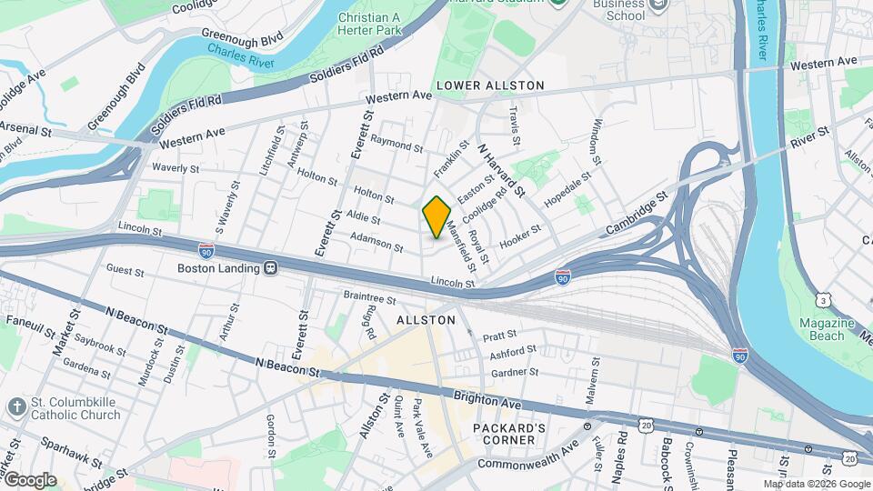 9 Alcott St Map and Location Details