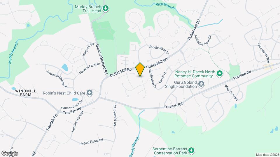 13912 Mustang Hill Ln Map and Location Details