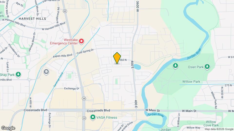 3862 W Orinda Dr Map and Location Details