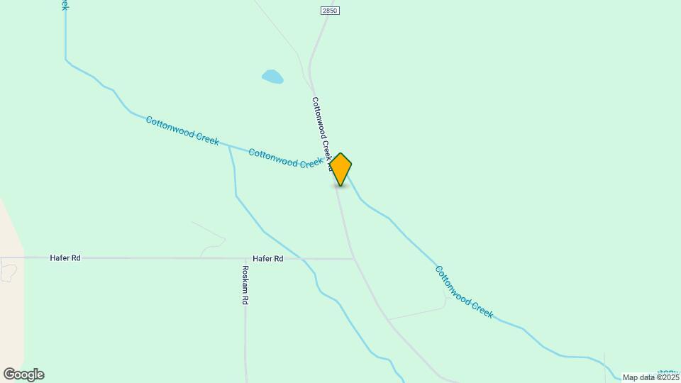 2829 Cottonwood Creek Rd Map and Location Details