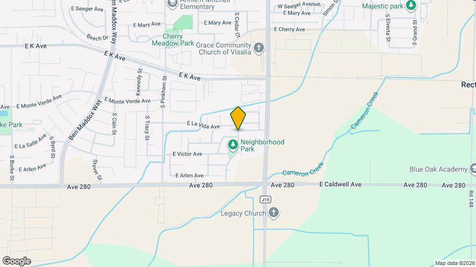 3500 Villa St Map and Location Details