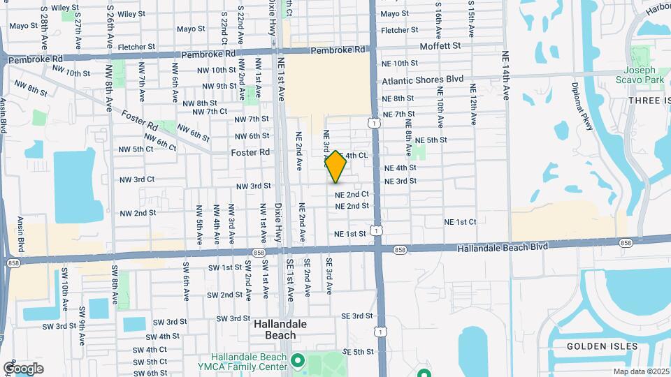 316 NE 3 St Map and Location Details