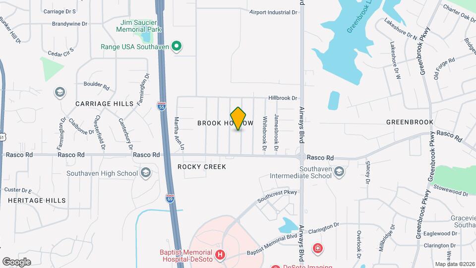 8105 Elmbrook Dr Map and Location Details