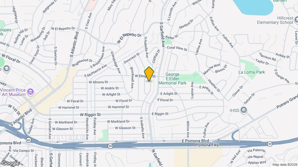 2017 S Isabella Ave Map and Location Details