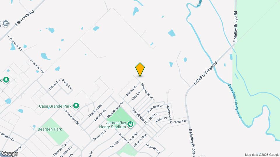 1206 Woodside Ln Map and Location Details